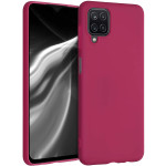 KWmobile Θήκη Σιλικόνης Samsung Galaxy A12 - Pomegranate Red (54048.175)
