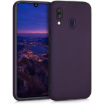 KWmobile Θήκη Σιλικόνης Samsung Galaxy A40 - Metallic Berry (48546.115)