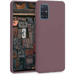 KWmobile Θήκη Σιλικόνης Samsung Galaxy A51 - Grape Purple (51196.181)