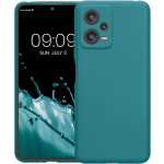 KWmobile Θήκη Σιλικόνης Xiaomi Redmi Note 12 5G / Poco X5 με Πλαίσιο Κάμερας - Teal Matte (60887.57)