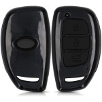 KW Σκληρή Θήκη Κλειδιού Hyundai / Kia - 3 Κουμπιά - Keyless Go - Black (52229.01)
