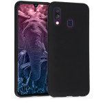 KW Θήκη Σιλικόνης Samsung Galaxy A40 - Black Matte (48547.47)
