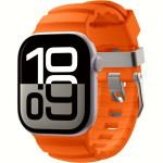 Λουράκι Apple Watch Ultra/SE/11/10/9/8/7/6/5/4 (49/46/45/44mm) Spigen WBS2 Σιλικόνης - Orange (AMP10509)