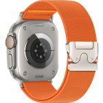 Λουράκι Apple Watch Ultra2/Ultra1/SE/10/9/8/7/6/5/4 (49/46/45/44mm) Tech-Protect Nylon Clasp - Orange (5906302363049)