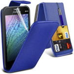 Flip Θήκη Samsung Galaxy J1 (2015) - Μπλέ (8213) - OEM