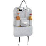Navaris Back Seat Car Organizer - Θήκη Αποθήκευσης και Οργάνωσης για Κάθισμα Αυτοκινήτου - Light Gray (46983.25)