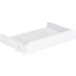 Navaris Clip-on Bedside Shelf - Κομοδίνο / Ράφι / Δίσκος για Κρεββάτι από Μπαμπού - 38 x 26 x 11cm - White (52639.01.02)