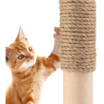 Navaris Jute Rope - Σχοινί Γρατζουνίσματος για Γάτες / Σπάγκος από Γιούτα για Ονυχοδρόμιο / Πόδια Τραπεζίου - Πάχος 6mm - Μήκος 20m - 2 Τεμάχια - Beige (59580.200)