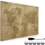 Navaris Magnetic Memo Board Whiteboard - Μαγνητικός Πίνακας Ανακοινώσεων - 40 x 60 cm - Ancient World Map (45365.09)