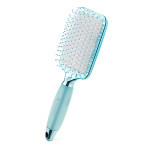 Navaris Paddle Brush with Gel Handle - Βούρτσα Μαλλιών με Απαλή Λαβή από Gel - Blue / White (55073.01)