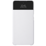 Official Samsung S View Wallet Cover - Θήκη Flip με Ενεργό Πορτάκι - Samsung Galaxy A72 - White (EF-EA725PWEGEE)