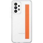 Official Samsung Slim Strap Cover - Διάφανη Σκληρή Θήκη Samsung Galaxy A33 5G - Transparent (EF-XA336CTEGWW)