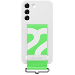 Official Samsung Θήκη Σιλικόνης Strap Cover - Samsung Galaxy S22 5G - White (EF-GS901TWEGWW)