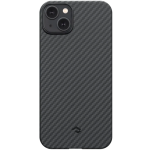 Pitaka MagEZ Case 4 - MagSafe Θήκη Aramid Fiber Body Apple iPhone 15 - 1.15mm - 1500D - Black / Grey / Twill (KI1501)