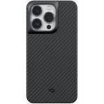 Pitaka MagEZ Case Pro 3 - Ανθεκτική MagSafe Θήκη Aramid Fiber Body με TPU - Apple iPhone 14 Pro Max - 1.6mm - 1500D - Black / Grey / Twill (KI1401PMP)