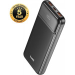 PowerBank Buddi Boost με Ψηφιακή Οθόνη LED με 1 x Type-C / 2 x USB-A 22.5W 10.000mAh 5 Έτη Εγγύηση - Black (8719246451805)