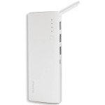 PowerBank Remax Proda PPP-11 LED Star Talk Φορητή Μπαταρία Φόρτισης 12.000mAh με Φακό & 3 x USB-A 2.1A - White / Grey (5206015026201)