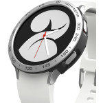 Ringke Air Sports & Bezel Styling - Σετ Θήκη TPU και Bezel / Στεφάνη - Samsung Galaxy Watch 4 40mm - Black / Silver (8809818842381)