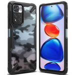 Ringke Σκληρή Θήκη Fusion X Plus με TPU Bumper - Xiaomi Redmi Note 11 Pro Plus 5G - Lime Glow / Camo Black (8809848204869)