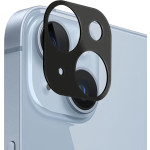Rosso Camera Lens Protector - Προστατευτικό Κάλυμμα Κάμερας - Apple iPhone 15 / 15 Plus - Black (8719246409516)