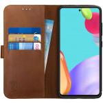 Rosso Deluxe Δερμάτινη Θήκη Πορτοφόλι Samsung Galaxy A73 5G - Brown (8719246343599) 