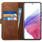 Rosso Deluxe Δερμάτινη Θήκη Πορτοφόλι Samsung Galaxy A53 5G - Brown (8719246343575) 