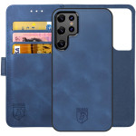 Rosso Element 2 in 1 - PU Θήκη Πορτοφόλι Samsung Galaxy S22 Ultra 5G - Blue (8719246344756) 