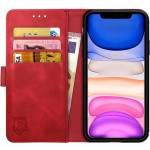Rosso Element PU Θήκη Πορτοφόλι Apple iPhone 11 - Red (8719246321283) 