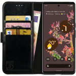 Rosso Element PU Θήκη Πορτοφόλι Google Pixel 6 - Black (8719246319891) 