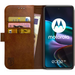 Rosso Element PU Θήκη Πορτοφόλι Motorola Edge 30 - Brown (8719246375828) 