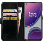 Rosso Element PU Θήκη Πορτοφόλι OnePlus 8T - Black (8719246279065) 