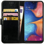 Rosso Element PU Θήκη Πορτοφόλι Samsung Galaxy A20e - Black (8719246184703) 