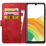 Rosso Element PU Θήκη Πορτοφόλι Samsung Galaxy A33 5G - Red (8719246344183) 