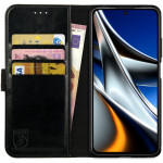 Rosso Element PU Θήκη Πορτοφόλι Xiaomi Poco X4 Pro 5G - Black (8719246358326) 