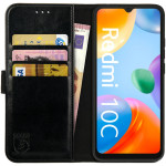 Rosso Element PU Θήκη Πορτοφόλι Xiaomi Redmi 10C - Black (8719246375743) 