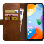 Rosso Element PU Θήκη Πορτοφόλι Xiaomi Redmi 10C - Brown (8719246375811) 