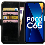 Rosso Element PU Θήκη Πορτοφόλι Xiaomi Redmi 13C 4G / Poco C65 - Black (8719246440618) 