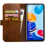 Rosso Element PU Θήκη Πορτοφόλι Xiaomi Redmi Note 11 / 11S - Brown (8719246360961) 