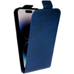 Rosso Element Vertical Flip Case - Flip Θήκη Πορτοφόλι Apple iPhone 14 Pro - Blue (8719246407017) 