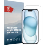 Rosso Tempered Glass - Αντιχαρακτικό Προστατευτικό Γυαλί Οθόνης Apple iPhone 15 - Clear (8719246401053)