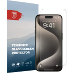 Rosso Tempered Glass - Αντιχαρακτικό Προστατευτικό Γυαλί Οθόνης Apple iPhone 15 Pro - Clear (8719246401077)