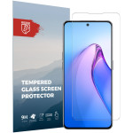 Rosso Tempered Glass - Αντιχαρακτικό Προστατευτικό Γυαλί Οθόνης Oppo Reno8 Pro - Clear (8719246375491)