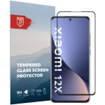 Rosso Tempered Glass - FullFace Αντιχαρακτικό Προστατευτικό Γυαλί Οθόνης Xiaomi 12 / 12X - Black (8719246358203)