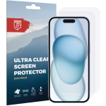 Rosso Ultra Clear Screen Protector - Μεμβράνη Προστασίας Οθόνης - Apple iPhone 15 Plus - 2 Τεμάχια (8719246401138)