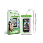 Seawag Universal Αδιάβροχη Θήκη Πουγκί για Smartphones έως 5.7'' - White/Green (SEAWAG_W4X)