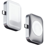 Satechi USB-C 2 in 1 Wireless Charging - Φορητός Μαγνητικός Ασύρματος Φορτιστής Type-C Διπλής Όψης για Apple Watch & AirPods - 5W - Space Grey (ST-UC2WCDM)