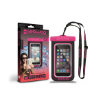 Seawag Universal Αδιάβροχη Θήκη Πουγκί για Smartphones έως 5.7'' - Black/Pink (SEAWAG_B3X)