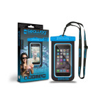 Seawag Universal Αδιάβροχη Θήκη Πουγκί για Smartphones έως 5.7'' - Black/Blue (SEAWAG_B2X)