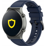 Spacecase Easy Band - Universal Λουράκι Σιλικόνης για Smartwatches (22mm) - Navy Blue (5905123404757)