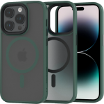Spacecase Hybrid MagSafe - Σκληρή Ημιδιάφανη Θήκη MagSafe - Apple iPhone 14 Pro - Dark Green (5905719103019)